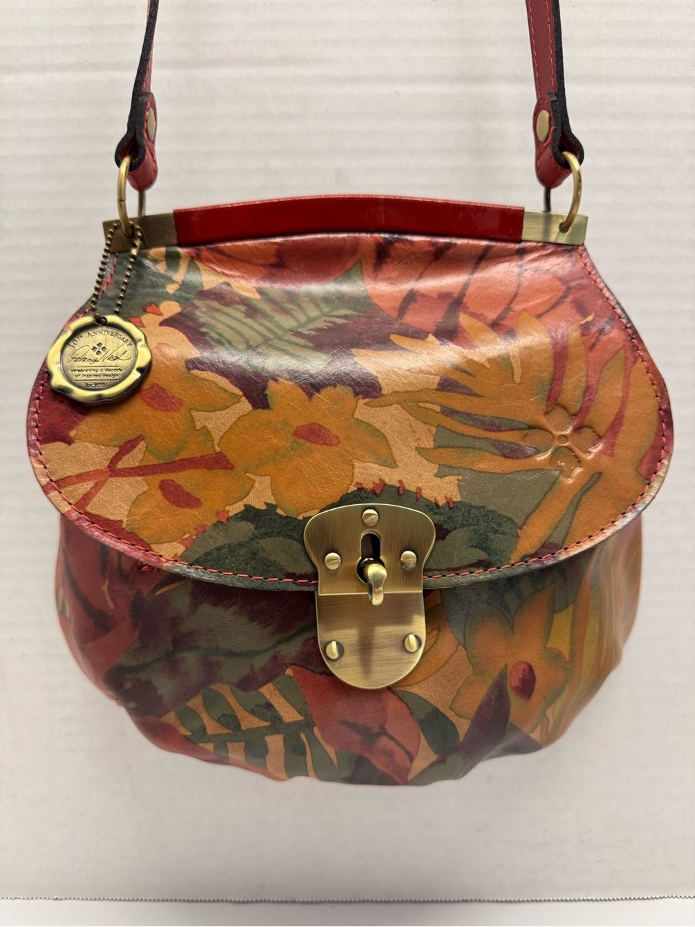 Patricia Nash Veneto Leather Crossbody Bag